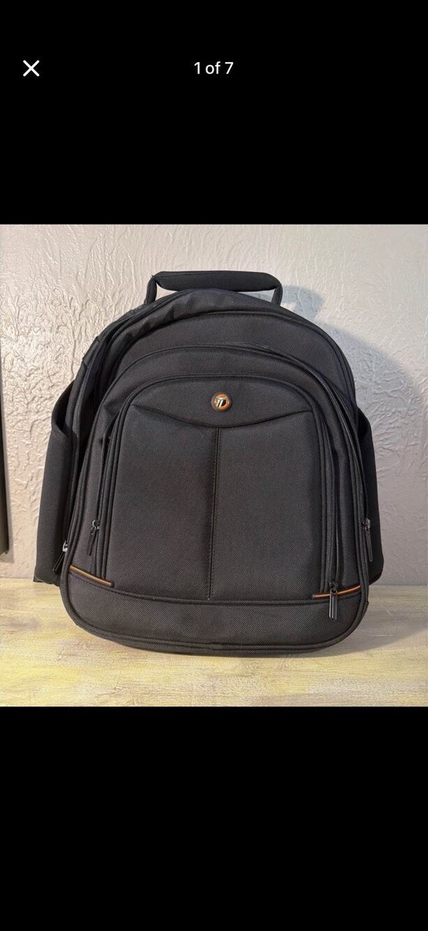 Black Backpack Laptop/travel Backpack